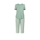 Lady Avenue Bamboo - Green Checks - 61-607-680